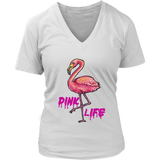 Pink Life T-shirt, Pink Flamingo Gift, Pink Flamingo Shirt, Flamingo T-shirt