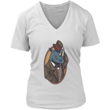 Rhino T-shirt, Rhinoceros Gift, Top Hat Rhinoceros Shirt