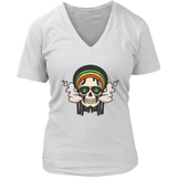 420 T-shirt, Rastafarian Skull Smoking Weed Shirt, Weed Smoking Skull T-shirt, 420 Gift, 420 Gift T-shirt