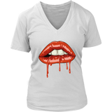 Dripping Lips T-Shirt, Gift for Rocky Horror Fan, Bite my Lip Shirt,