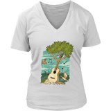 Gift for Music Lover, Guitar Lover T-shirt, Musical Tree of Life Shirt, Guitar Tree T-shirt