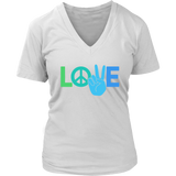 Peace and Love T-shirt, Gift for Hippie, Love Shirt, Gift of Love, Psychedelic Shirt