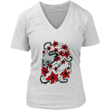 Trash Polka T-shirt, Skull Shirt Gift, Skull and Flowers Shirt, Skull T-shirt