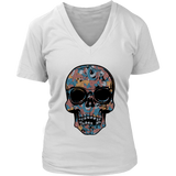 Paisley Skull T-shirt, Flowering Skull Shirt