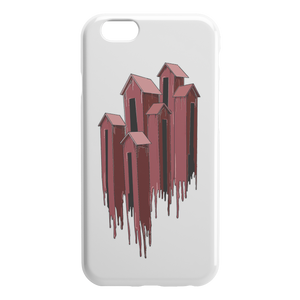 Melting Houses iPhone Case