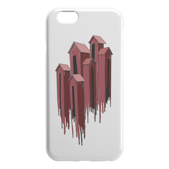 Melting Houses iPhone Case