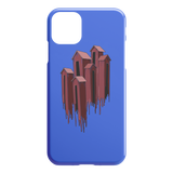 Melting Houses iPhone Case - Blue