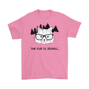 Hipster Cat T-shirt, Gift for Hipster, Ironic Cat Shirt, Shirt for Cat Lover, Hipster Cat Shirt