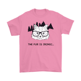 Hipster Cat T-shirt, Gift for Hipster, Ironic Cat Shirt, Shirt for Cat Lover, Hipster Cat Shirt