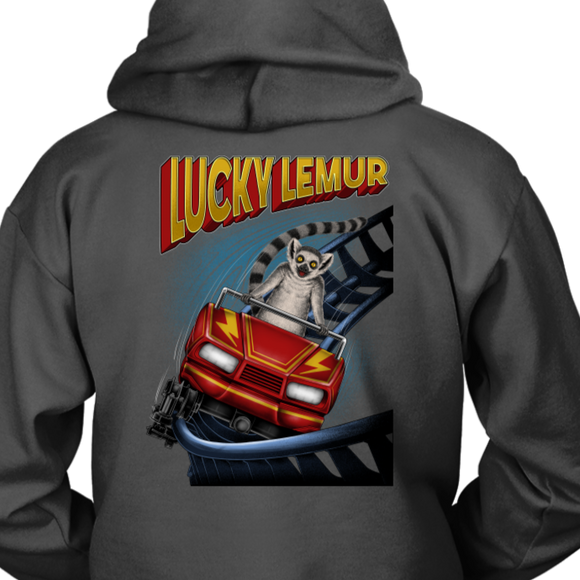 Lucky Lemur Hoodie, Roller Coaster Hoodie