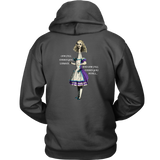 Alice in Wonderland Hoodie, Alice in Wonderland Gift, One Pill Makes you Larger Hoodie, Funny Alice Hoodie