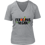 Gift for Vegan, Ferocious Vegan  T-shirt, Vegan Shirt, T-shirt for Vegan,