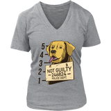 Funny Dog T-shirt, Funny Gift for Dog Lover, Not Guilty Dog Shirt, Dog T-shirt