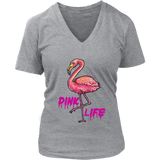 Pink Life T-shirt, Pink Flamingo Gift, Pink Flamingo Shirt, Flamingo T-shirt