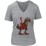 T-Rex Rocks T-shirt, Gift for Musician, Shirt for Guitarist, Dinosaur Rock Star T-shirt