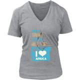 I Love Africa T-shirt, Rhino Gift, Rhino T-shirt, Rhinoceros T-shirt, Africa Shirt