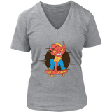 Funny Skater T-shirt, Gift for Skateboarder, Devil on a Skateboard T-shirt, Funny Skateboard gift