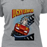 Rollercoaster T-shirt, Funny Lucky Lemur Shirt