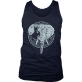 Om Elephant T-shirt, Elephant Mandala T-shirt, Yoga Gift, Meditation Shirt, Elephant T-shirt