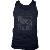 Vitruvian Horse T-shirt, Da Vinci Horse Shirt