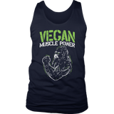 Gift for Vegan, Vegan T-shirt, Vegan Muscle Power Shirt, T-shirt for Vegan