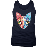 Rainbow Cat T-shirt, Egyptian Cat Shirt, Hairless Cat T-shirt, Gift for Cat Lover, Hairless Cat Owner Gift