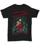 Funny Christmas T-shirt, Zombie Christmas Shirt, Funny Santa T-shirt, Horror Christmas