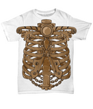 Steampunk T-shirt, Steampunk Gift, Steampunk Chest Shirt, Ribs T-shirt