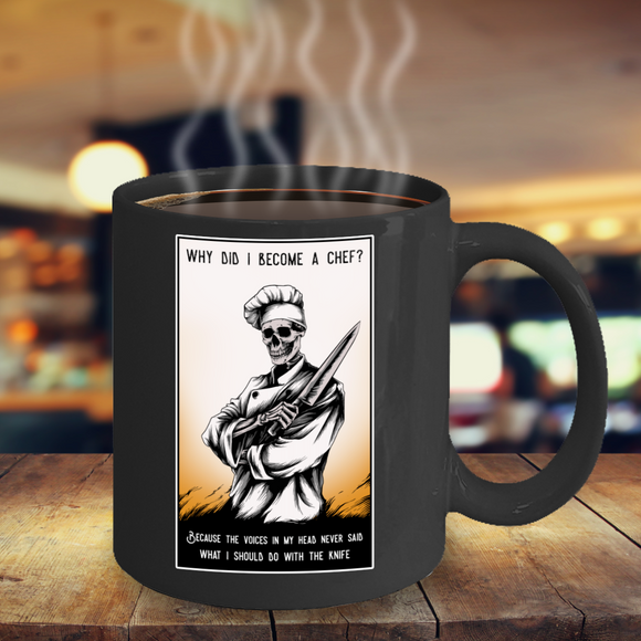 Gift Mug for Chef, Present for Cook, Funny Chef Coffee Mug, Mug for Cook