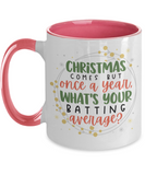 Funny Christmas Mug, Holiday Gift for Friend, Festive Coffee Cup, Christmas Cup