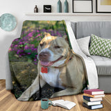 Pitbull Blanket, Gift for Pitbull Lover,