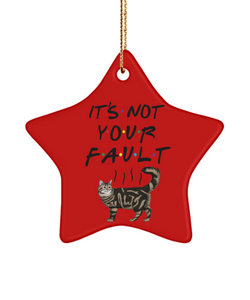 Funny Christmas Tree Ornament, Friends TV Show Fan Gift, Smelly Cat Ornament