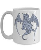 Dragon Mug, Dragon Gift, Smug Dragon Coffee Cup,