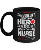 Nurse Coffee Mug, Gift for Nurse, Inspirational Nurse Coffee cup