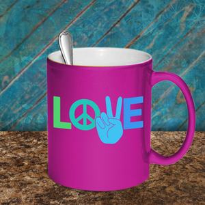 Love Coffee Mug, Family Coffee Cup, Holiday gift mug, Christmas mug for family