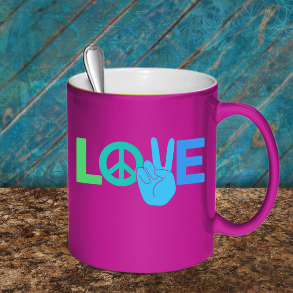 Love Coffee Mug, Family Coffee Cup, Holiday gift mug, Christmas mug for family