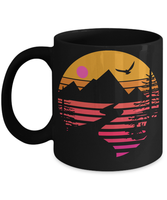 Camping Coffee Mug, Gift for Camper, Camping Mug, Gift for Outdoorsman, Campfire Coffee Mug