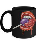 Lollipop Mug, Lollipop Gift, Lips Coffee Mug,