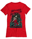 Funny Christmas T-shirt, Zombie Christmas Shirt, Funny Santa T-shirt, Horror Christmas