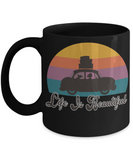 Life is Beautiful Coffee Mug, Positive Gift, Life is Beautiful Cup