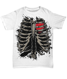 Heart in Chest T-shirt, Beating Heart Gift,