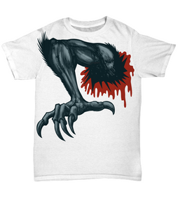 Werewolf T-shirt, Werewolf Arm Shirt, Horror T-shirt, Scary Gift, Scary T-shirt