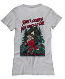 Funny Christmas T-shirt, Zombie Christmas Shirt, Funny Santa T-shirt, Horror Christmas