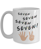 Friends TV Show Fan Mug, Monica Teaches the Seven Erogenous Zones, Coffee Cup for Friends Fan