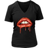 Dripping Lips T-Shirt, Gift for Rocky Horror Fan, Bite my Lip Shirt,