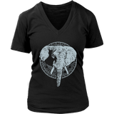 Om Elephant T-shirt, Elephant Mandala T-shirt, Yoga Gift, Meditation Shirt, Elephant T-shirt