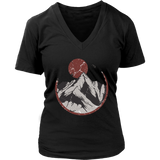 Moonrise Mountain T-shirt, Mountain Gift, Moonrise over Mountain Shirt