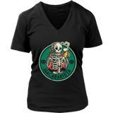 Barista T-shirt, Gift for Barista, Funny Skeleton Barista Shirt, Skeleton Barista T-shirt