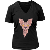 Hairless Cat Shirt, Twisty-cat T-shirt