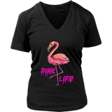 Pink Life T-shirt, Pink Flamingo Gift, Pink Flamingo Shirt, Flamingo T-shirt